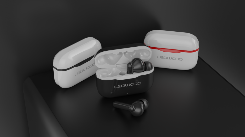 Ledwood audio écouteurs sans fil